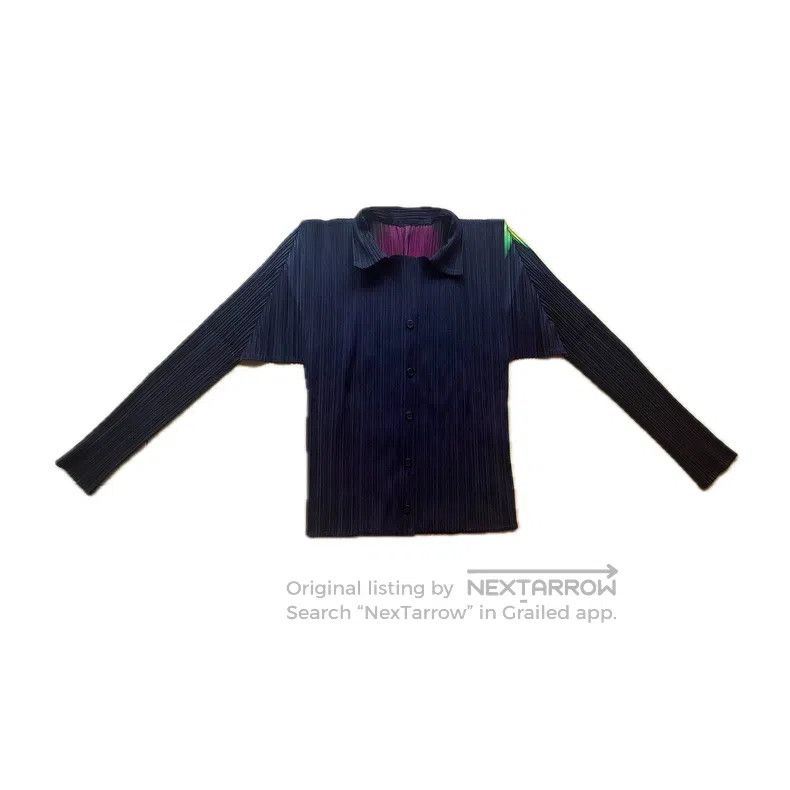 Issey Miyake Issey Miyake Aurora Shirt Size L / US 10 / IT 46 - 2 Thumbnail