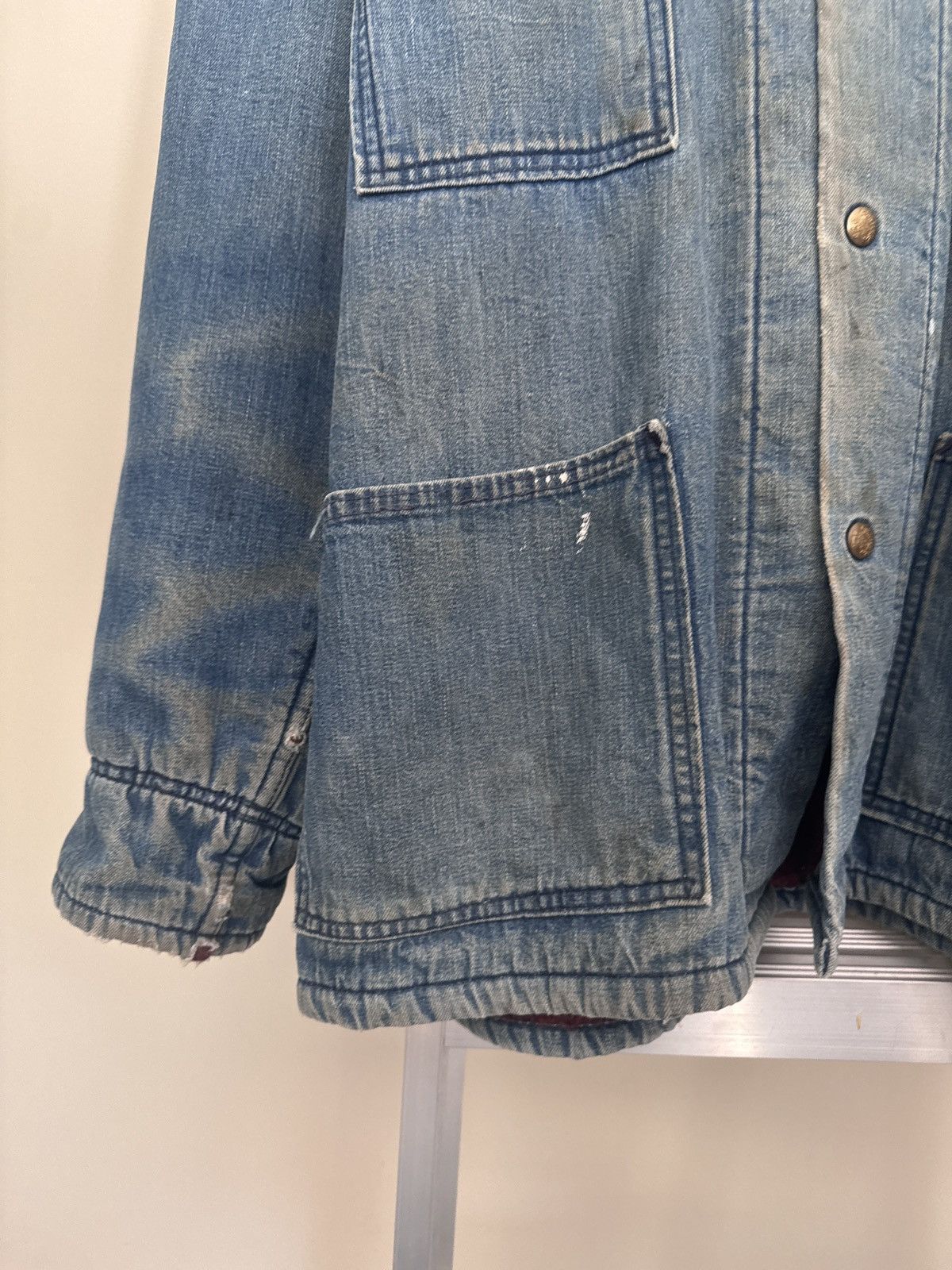 Carter's Vintage 60s Carter’s Chore Denim Jacket Size US L / EU 52-54 / 3 - 4 Thumbnail