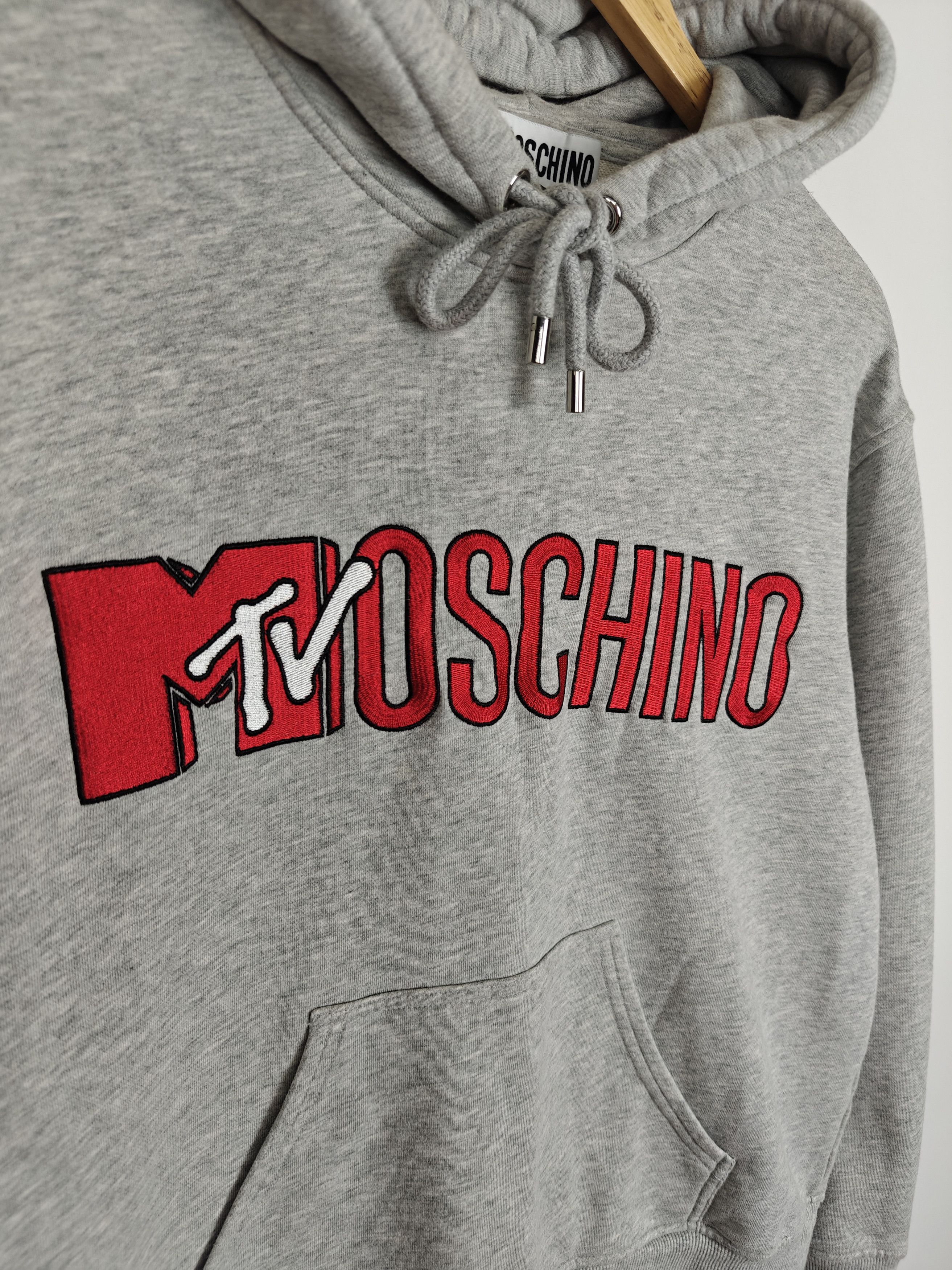 H&M H&M x Moschino MTV Hoodie Center Logo Pullover Gray Size US M / EU 48-50 / 2 - 4 Thumbnail