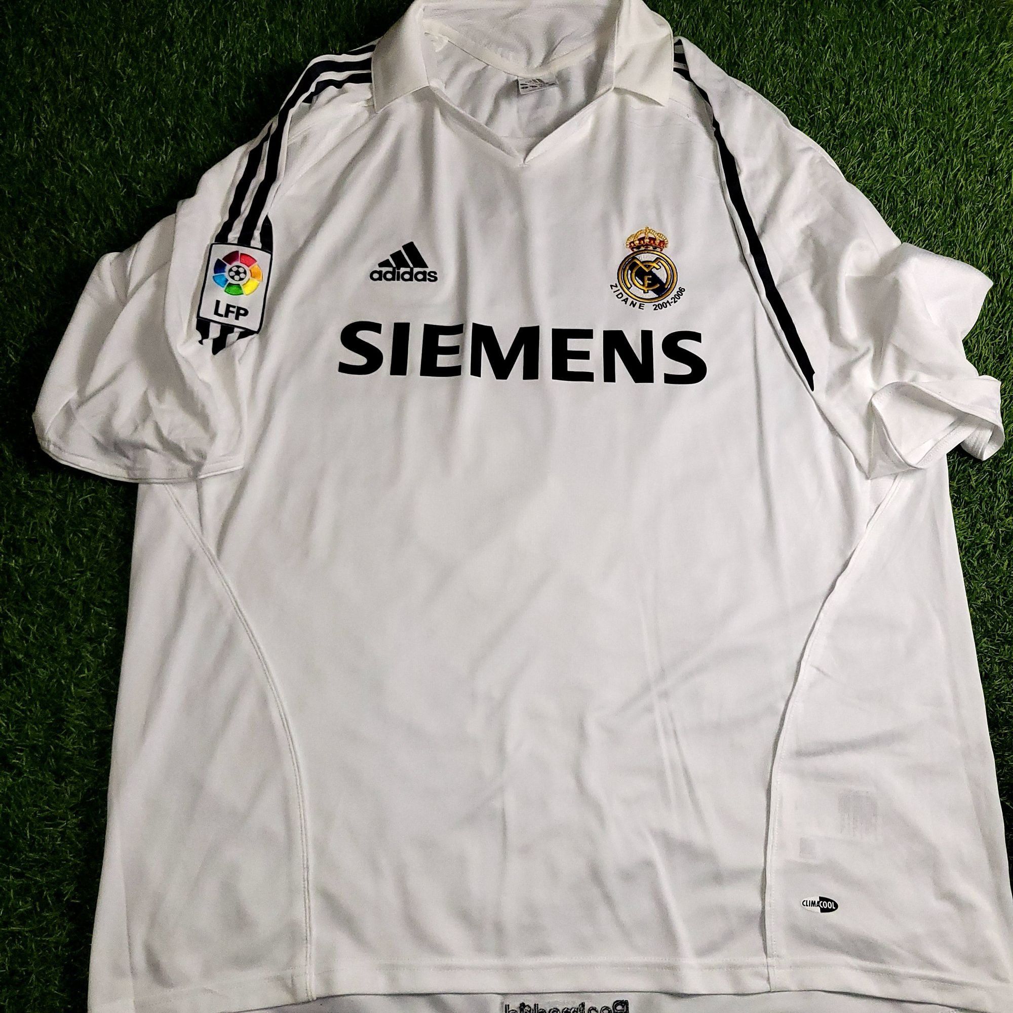 Adidas Zidane Real Madrid LAST GAME 2005 2006 Soccer Jersey XL Size US XL / EU 56 / 4 - 2 Thumbnail