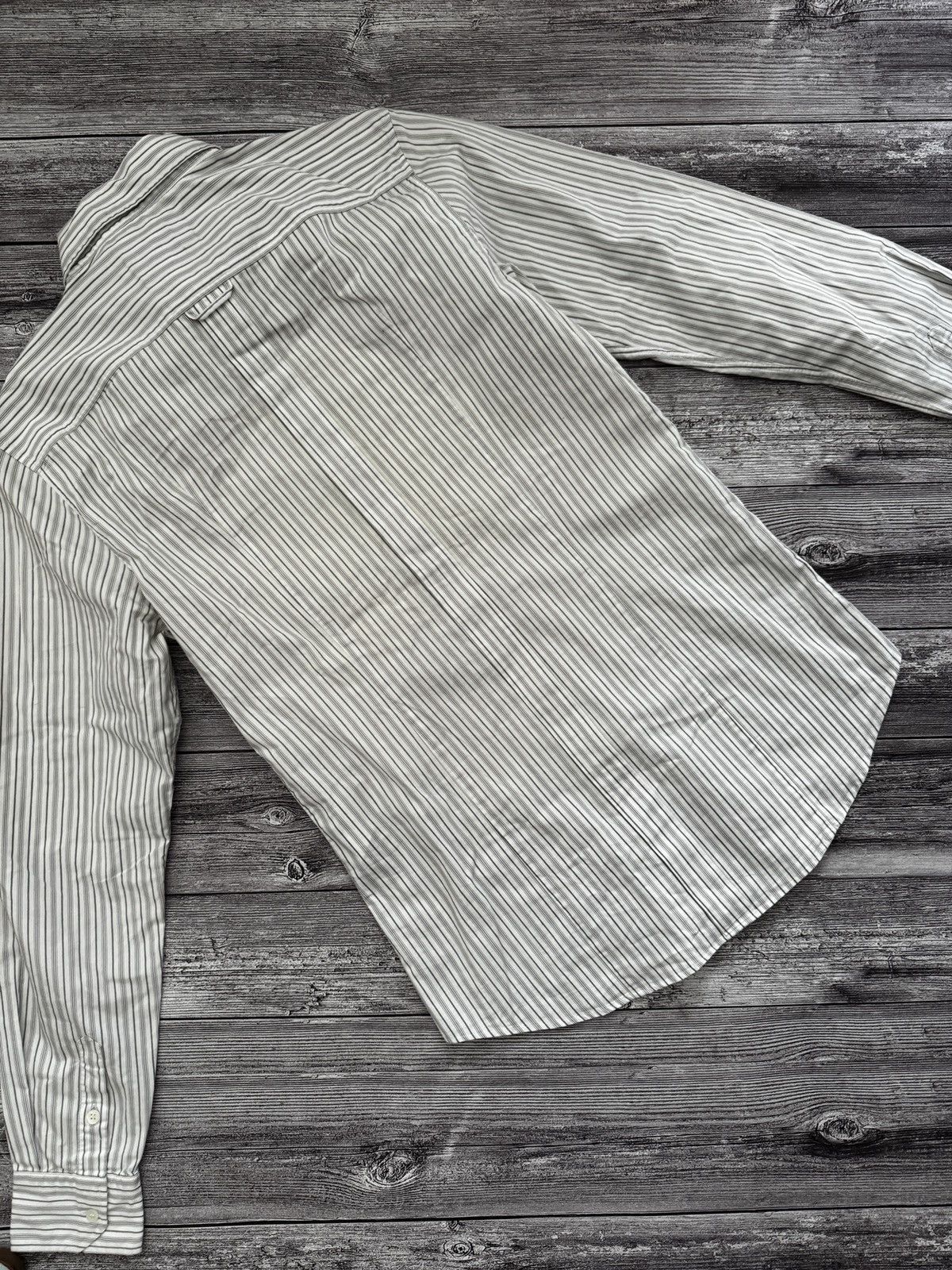 Dolce & Gabbana Dolce & Gabbana D&G Striped Button Up Shirt Size 50 Size US L / EU 52-54 / 3 - 4 Thumbnail