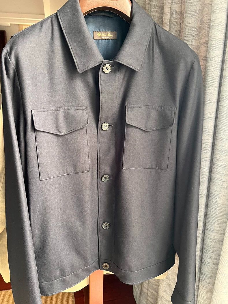 Loro Piana LORO PIANA Men's King's Gift Gokmate shirt jacket Size US M / EU 48-50 / 2 - 1 Thumbnail