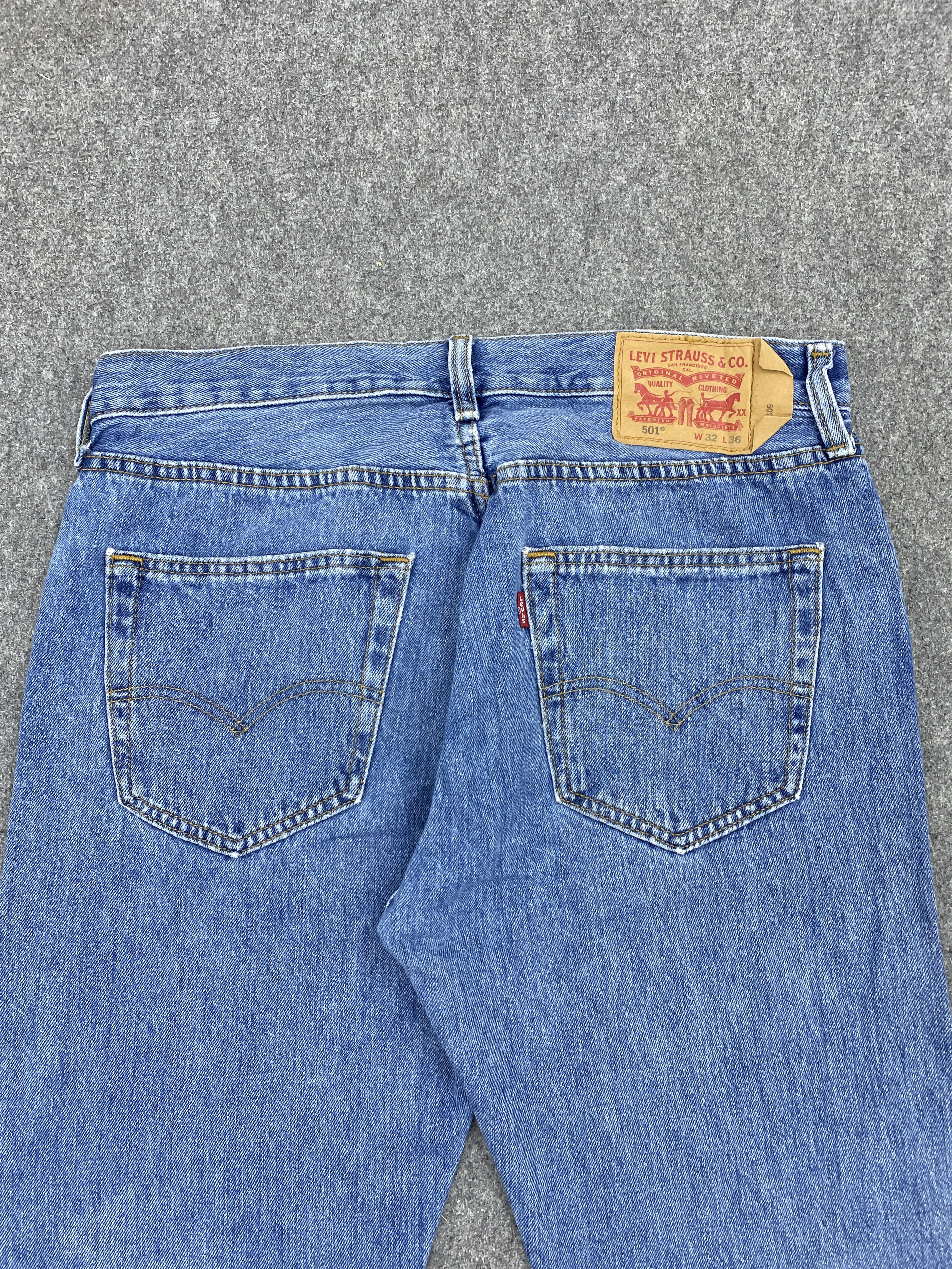 Levi's Blue Denim Vintage Levis 501 Jeans DP2660 Size US 31 - 4 Thumbnail