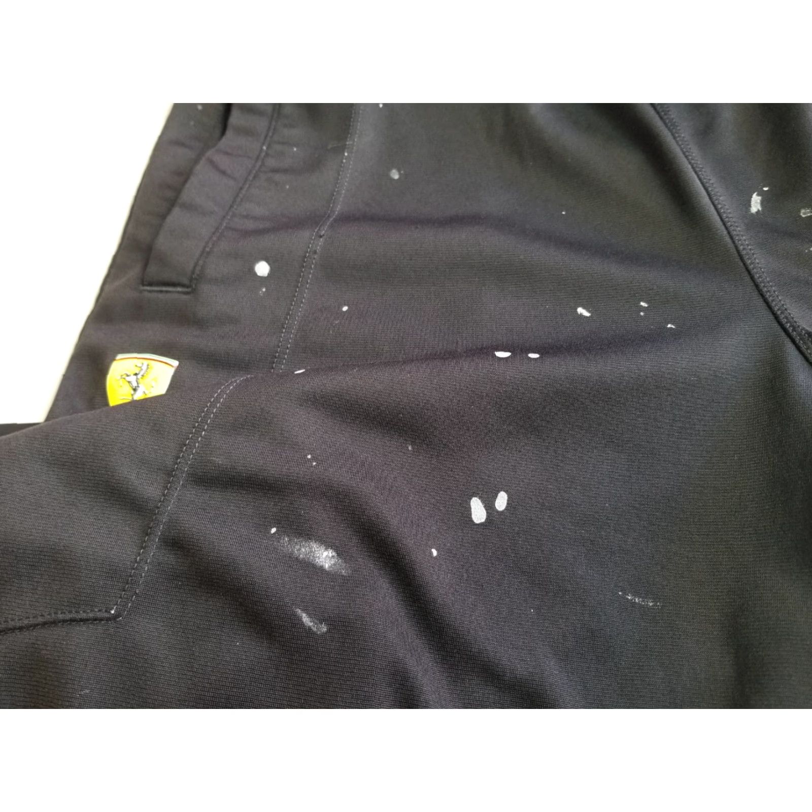 Puma Puma Ferrari Pants Mens M Black Sweatpants Snap Button Pockets Logo Size US 31 - 5 Thumbnail