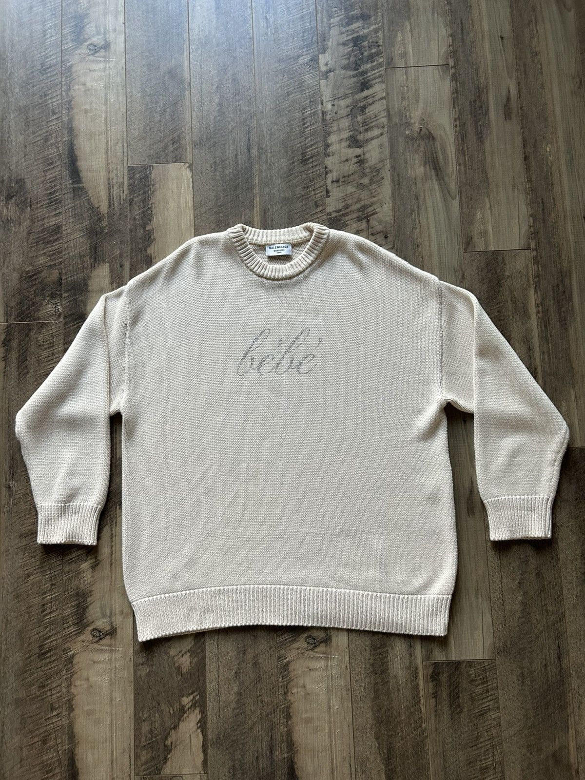 Balenciaga Balenciaga bebe heavy knit sweater Size US S / EU 44-46 / 1 - 1 Thumbnail