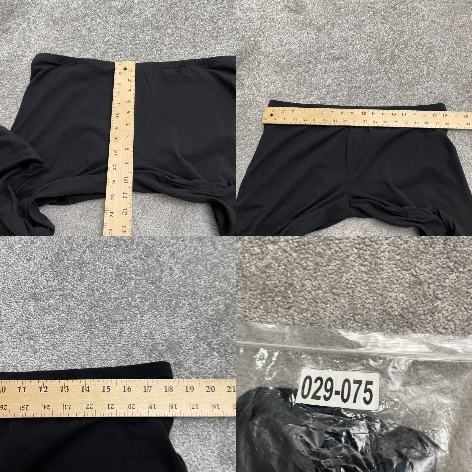 Gap Gap Leggings Women's XL Black Casual Compression Stretch Cotton Mid Rise 36x28.5 Size 40" / US 18 - 8 Thumbnail