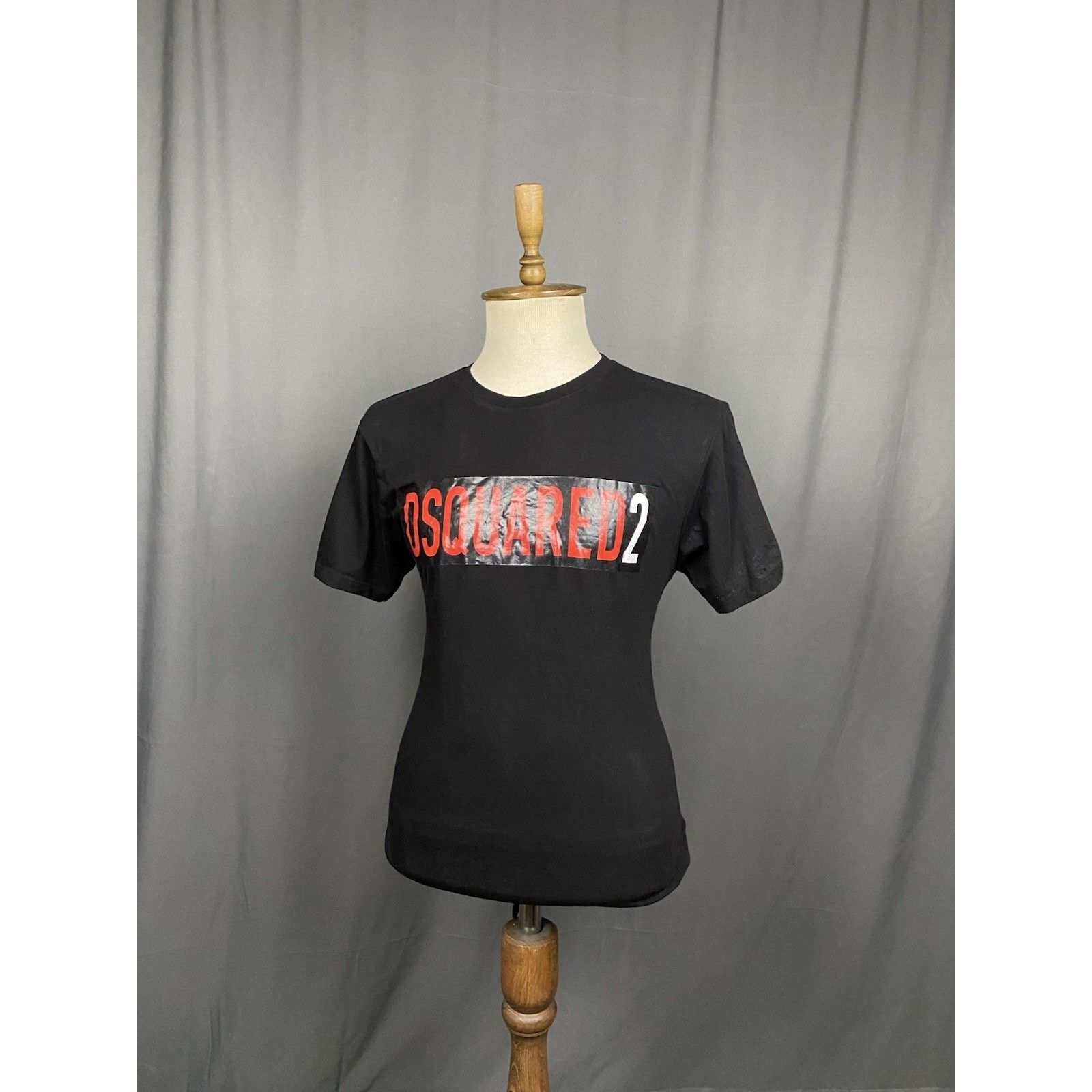 Dsquared2 MINT! Dsquared2 Big Logo Men's Black T-Shirt Size 2XL Size US XXL / EU 58 / 5 - 2 Thumbnail