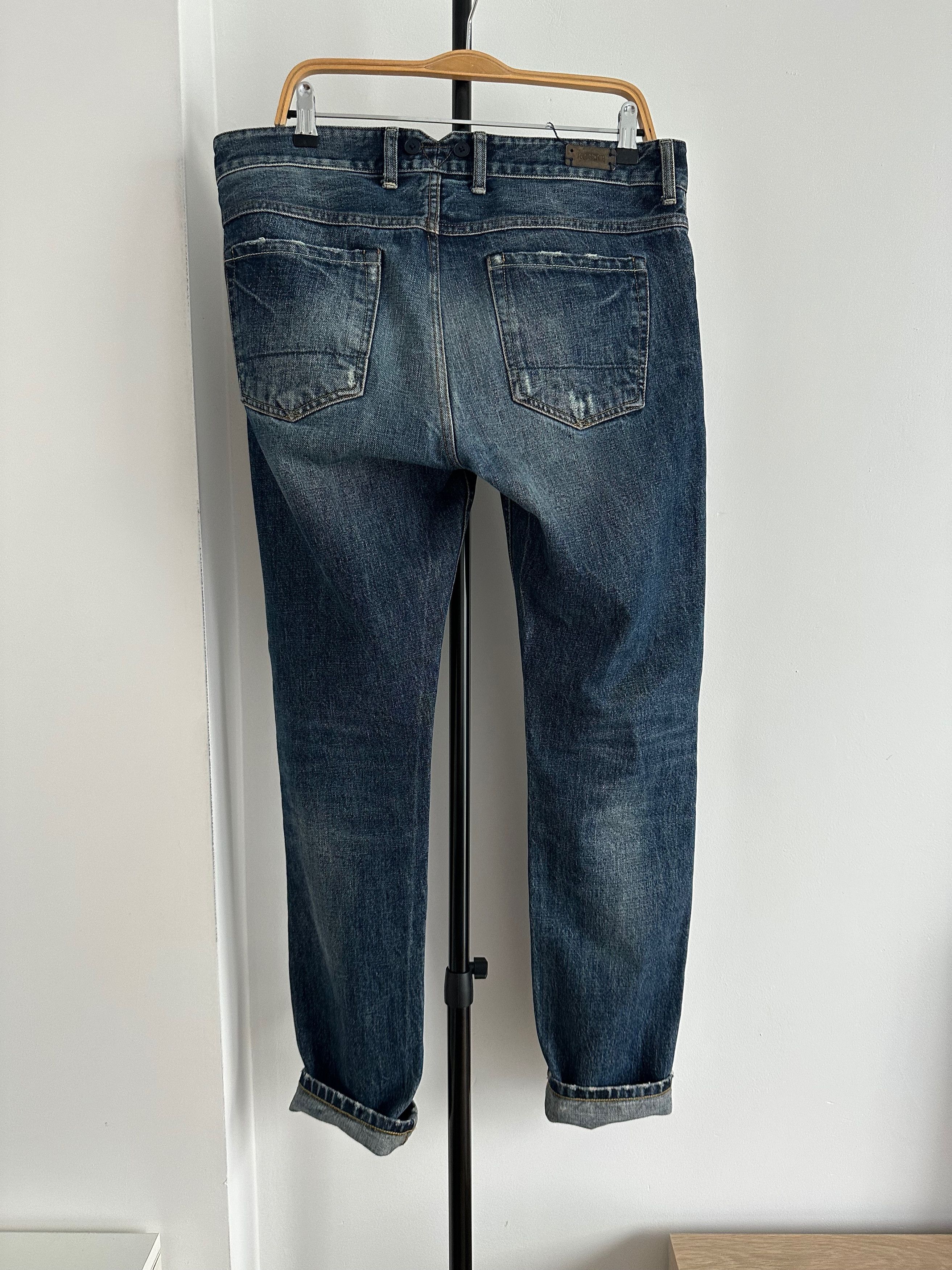 Other TELA GENOVA Selvedge Washed denim pants jeans Size US 35 - 9 Thumbnail