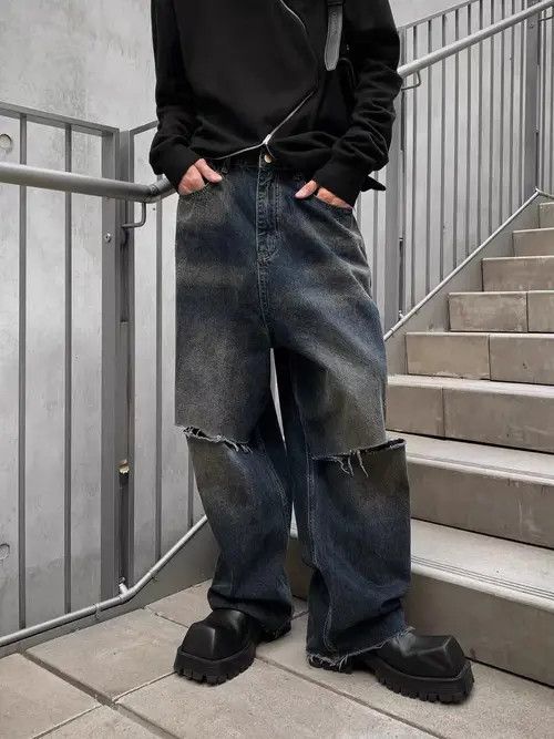 Japanese Brand Retro punk pants Size US 32 / EU 48 - 5 Thumbnail