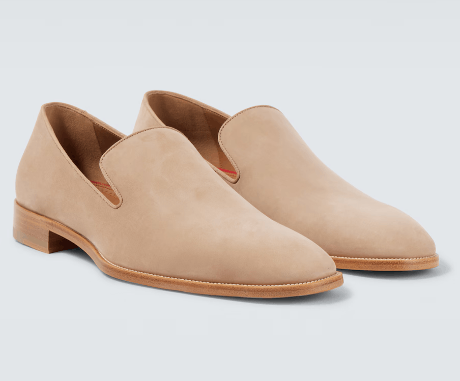 Christian Louboutin Mens Danny Flex Flat Lionne Beige Calf Dress Loafer 42 9 Size US 9 / EU 42 - 5 Thumbnail