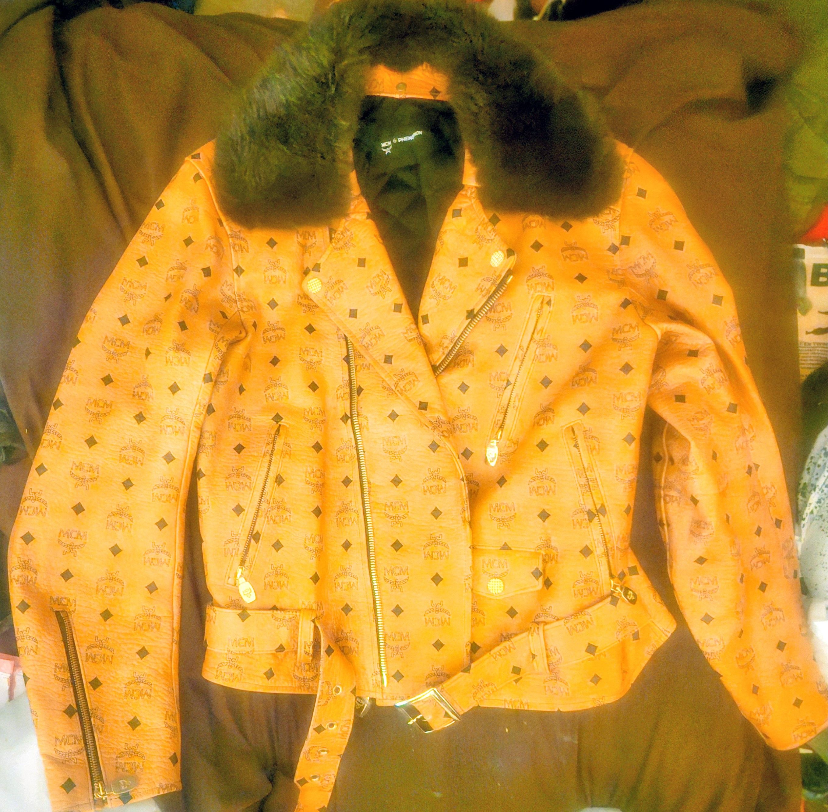 MCM Very Rare Authentic McM x PheNoMeNoN Leather Jacket Size US XXS / EU 40 - 4 Thumbnail