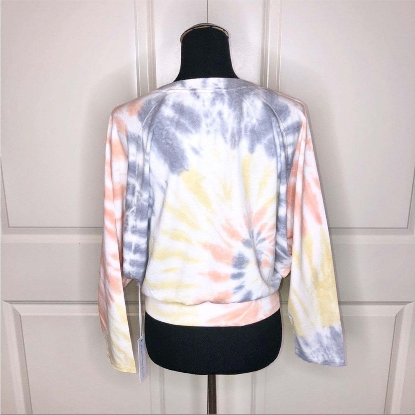 Young Fabulous & Broke YFB YOUNG FABULOUS White Tie Dye Pullover Sweatshirt Top Size M / US 6-8 / IT 42-44 - 3 Thumbnail