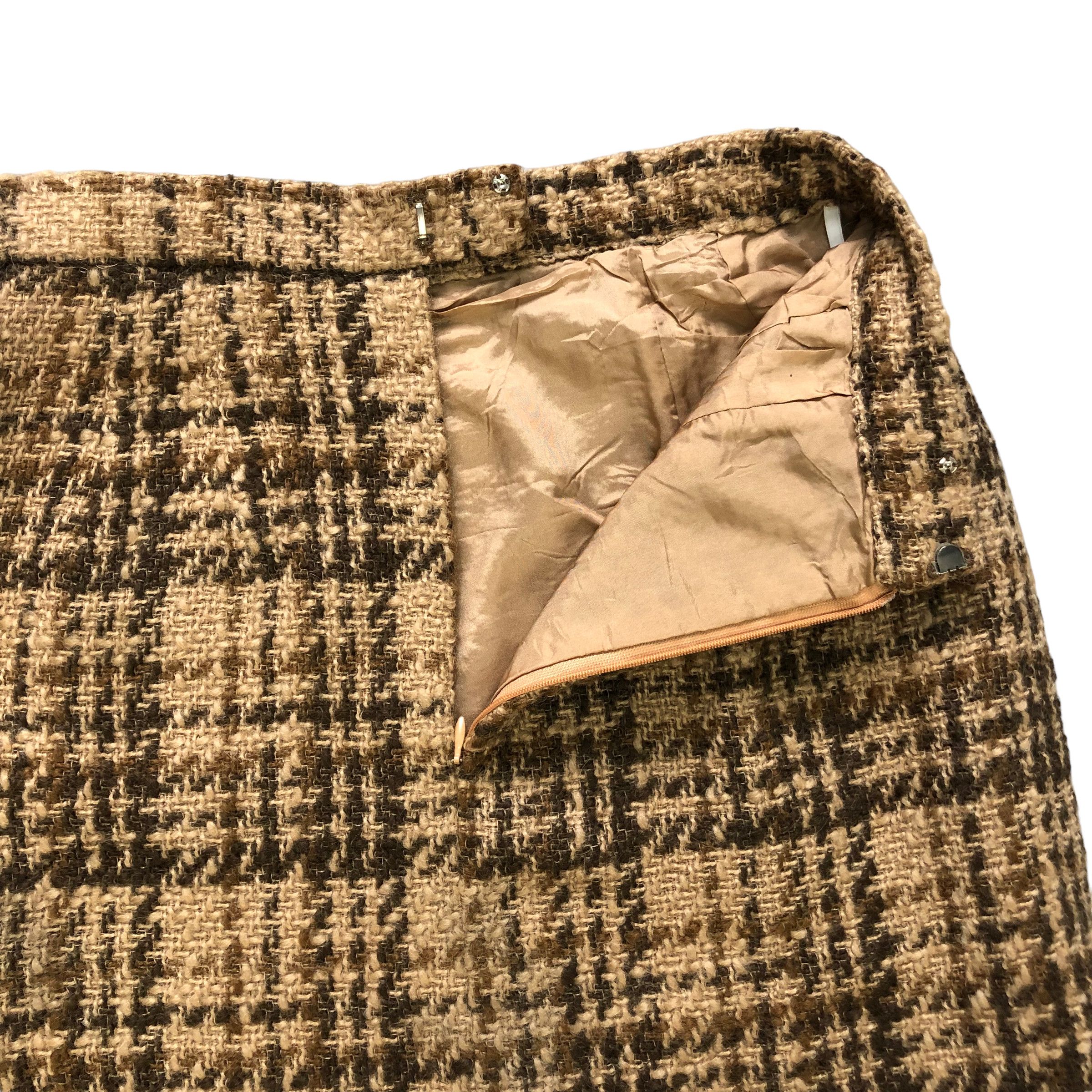 Balenciaga BALENCIAGA WOOL TARTAN SKIRTS #7292-126 Size 26" / US 2 / IT 38 - 8 Thumbnail