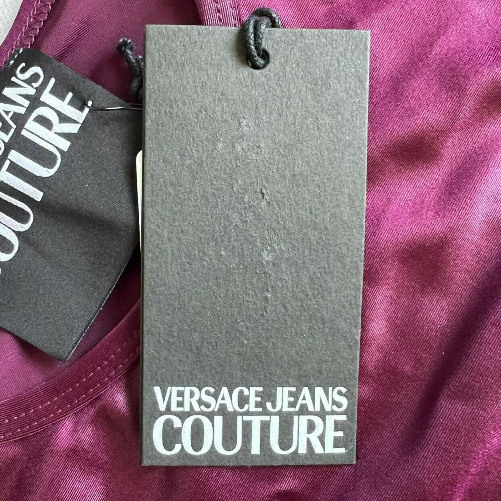 Versace Jeans Couture VERSACE Jeans Couture Purple Cropped+Bike Short, IT36/US0/XS Size 25" / US 0 / IT 36 - 3 Thumbnail