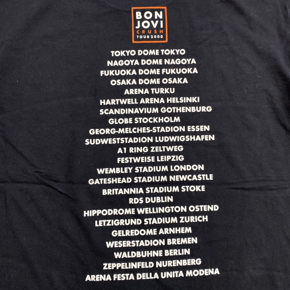 Band Tees Vintage Bon Jovi Crush Tour 2000 Live Band Tee Screen Star M Size US M / EU 48-50 / 2 - 7 Thumbnail