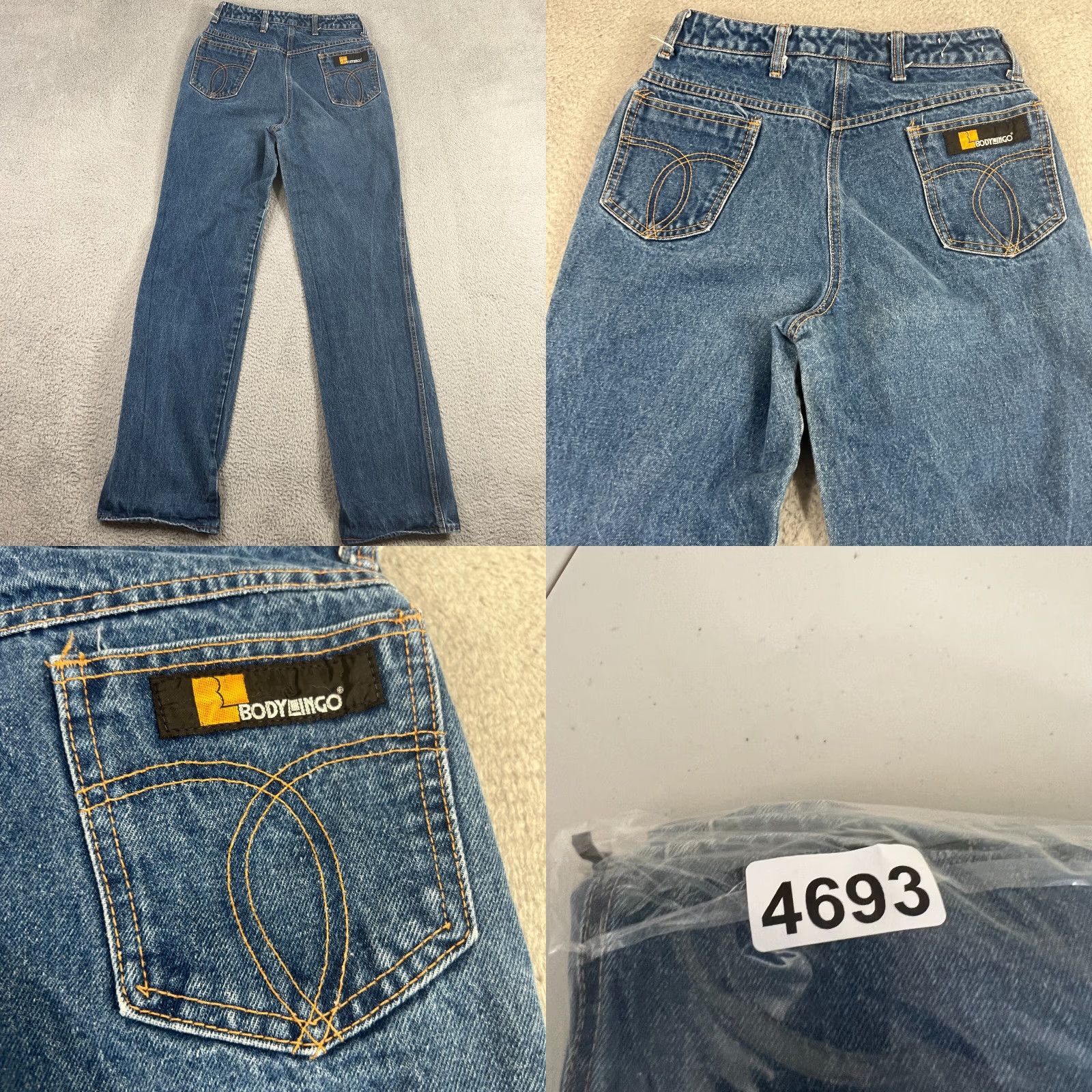Vintage VINTAGE Bodylingo Jeans Women Regular 26 Medium Blue 90s Jeans Womens 26x33 Size 26" / US 2 / IT 38 - 8 Thumbnail