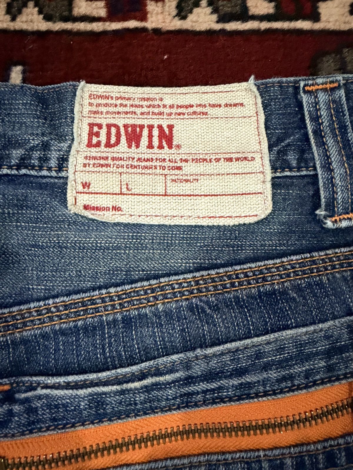 Edwin Vintage Distressed Edwin 403 XVS Denim Japanese Brand Size US 38 / EU 54 - 7 Thumbnail