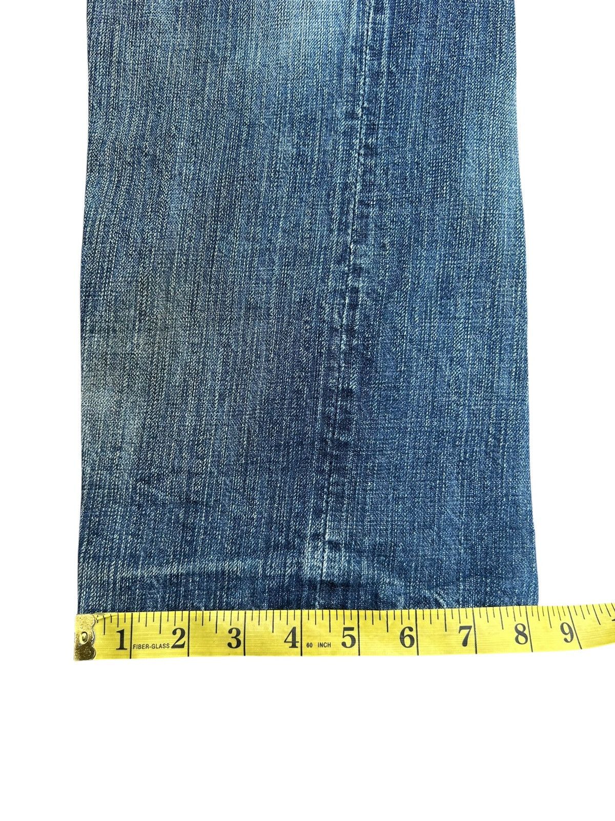 Kapital Vintage Japanese Brand Stormy Blue Selvedge Distressed Denim Size US 30 / EU 46 - 22 Thumbnail