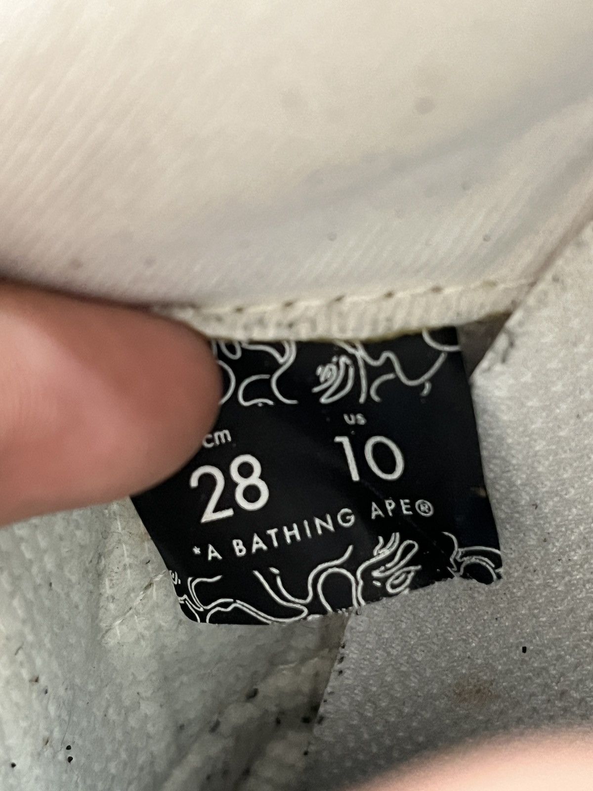 Bape ‘09 Check Print Bapesta Size US 10 / EU 43 - 13 Thumbnail