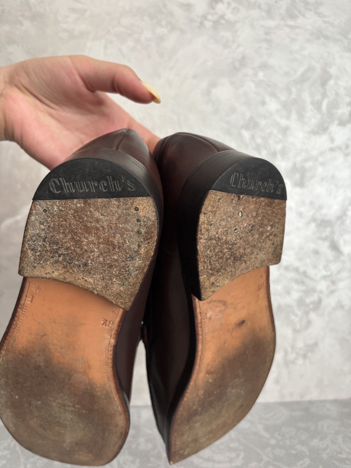 Church's Church’s England Penny Loafers Brown Shoes size UK 8 1/2 Size US 8.5 / EU 41-42 - 20 Thumbnail