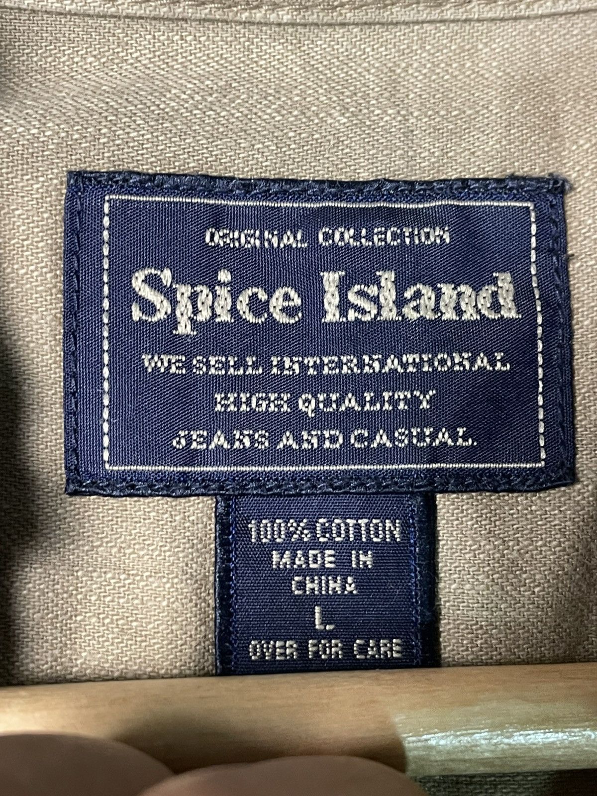 Japanese Brand × Vintage Spice Island Cotton Button Up Shirts (50) Size US L / EU 52-54 / 3 - 6 Thumbnail