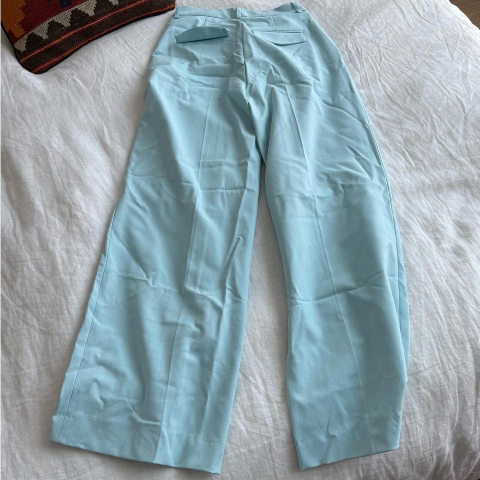 Samsoe Samsoe SAMSOE Blue Wide Leg Pants Size 28" / US 6 / IT 42 - 2 Thumbnail