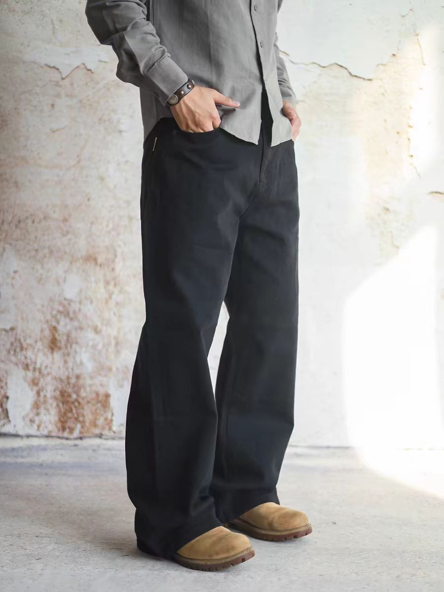 Japanese Brand × Vintage Vintage Black Jeans Loose Casual Trousers Size US 30 / EU 46 - 2 Thumbnail