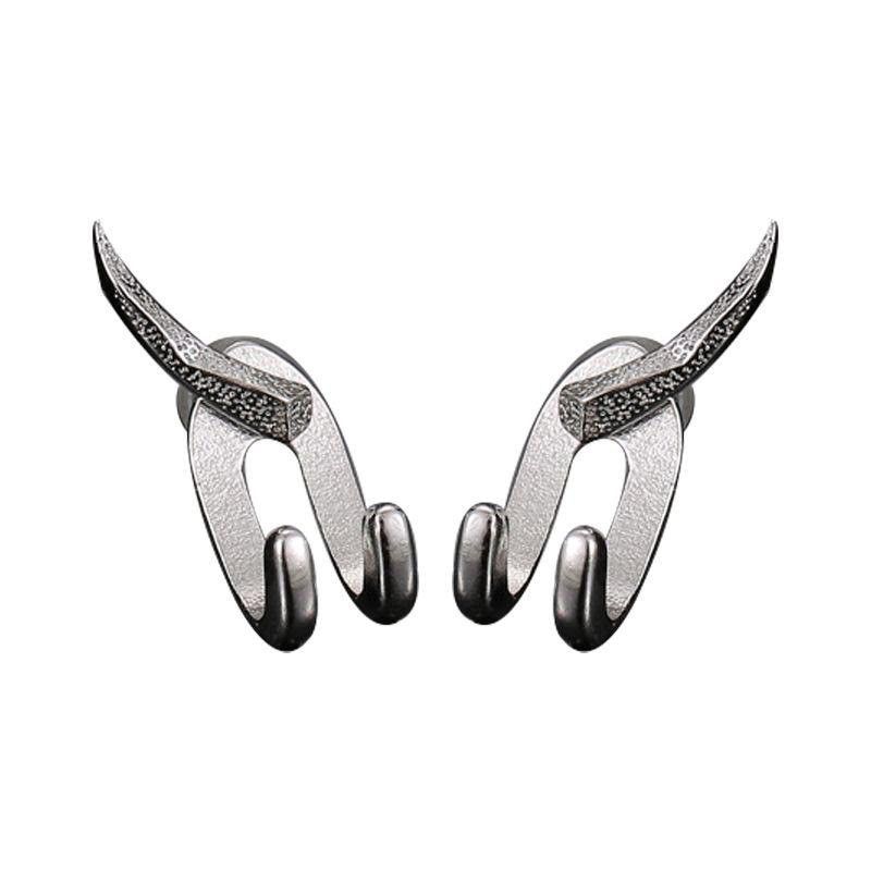 Jewelry × Sterling Silver Rare Earrings One Pairs Chrome Jewelry Size ONE SIZE - 4 Thumbnail