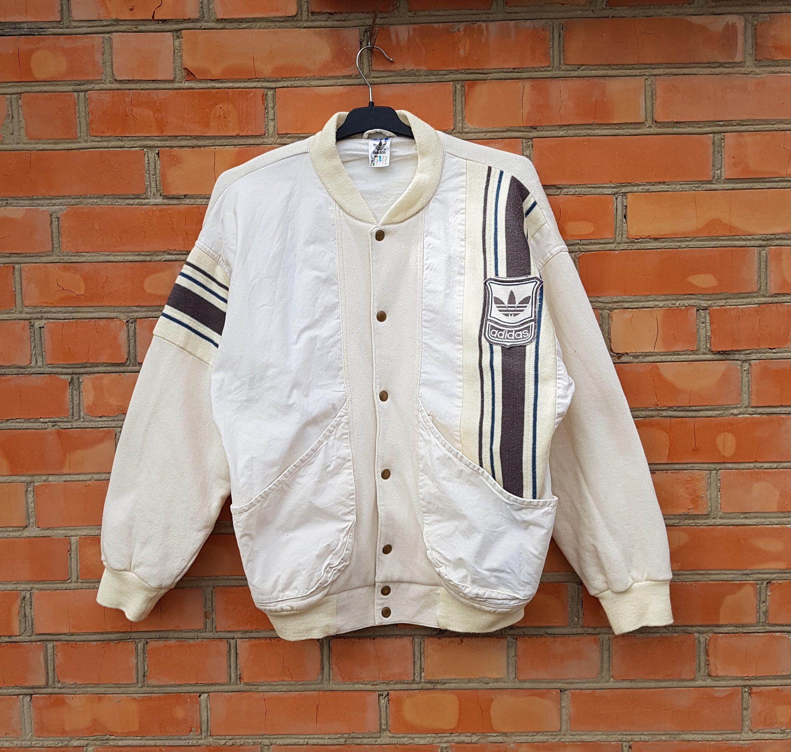 Adidas RARE Adidas Vintage 80s 90s Bomber Jacket Cotton Blend sz S Size US S / EU 44-46 / 1 - 3 Thumbnail