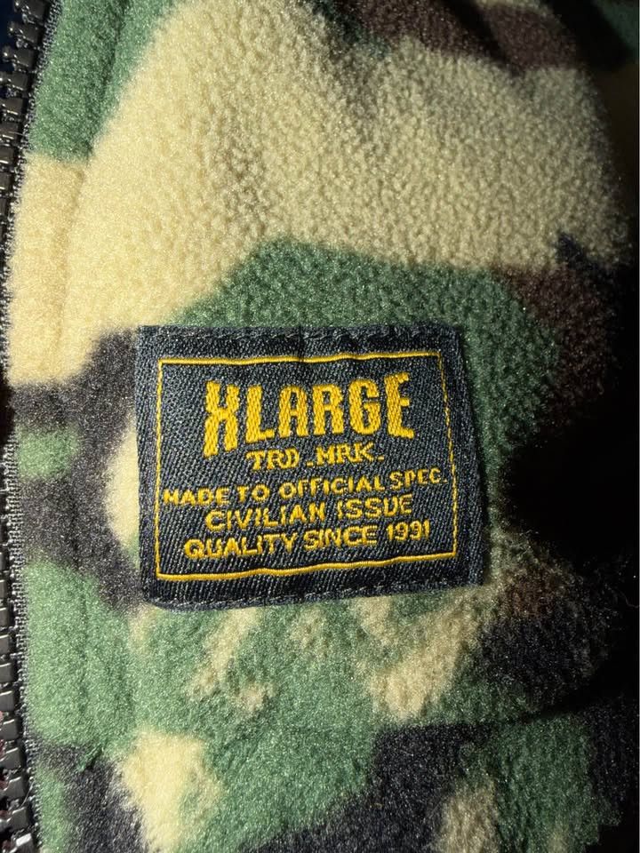 Xlarge 🔥 XLARGE Reversible Camo Fleece & Quilted Jacket 🔥 Size US L / EU 52-54 / 3 - 5 Thumbnail