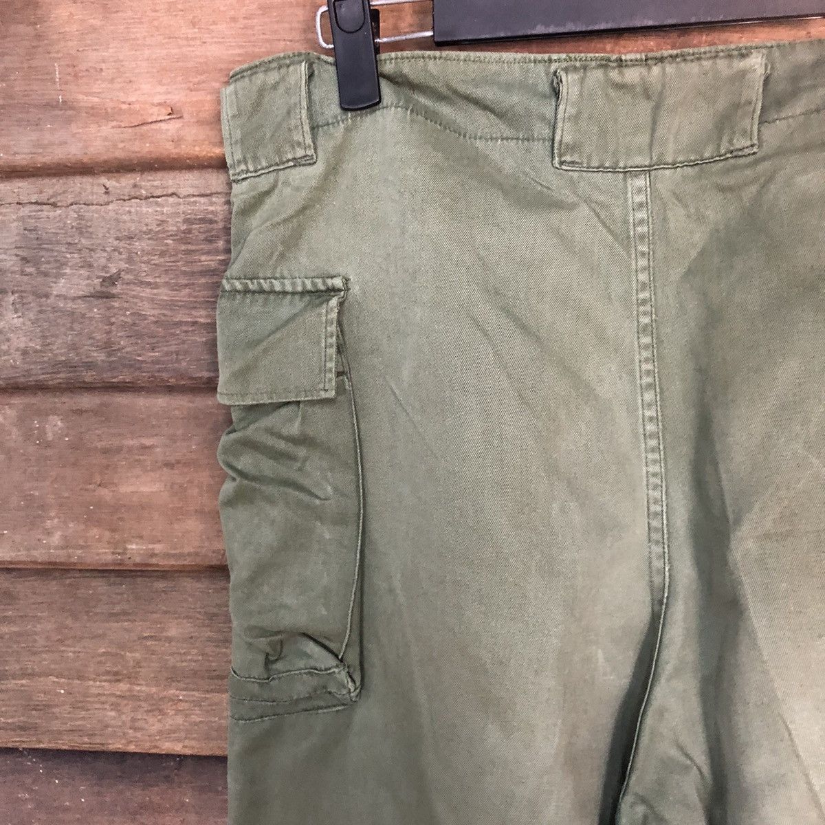 Japanese Brand DL Japan military army Green Cargo Multipocket Pants #S2754 Size US 32 / EU 48 - 13 Thumbnail