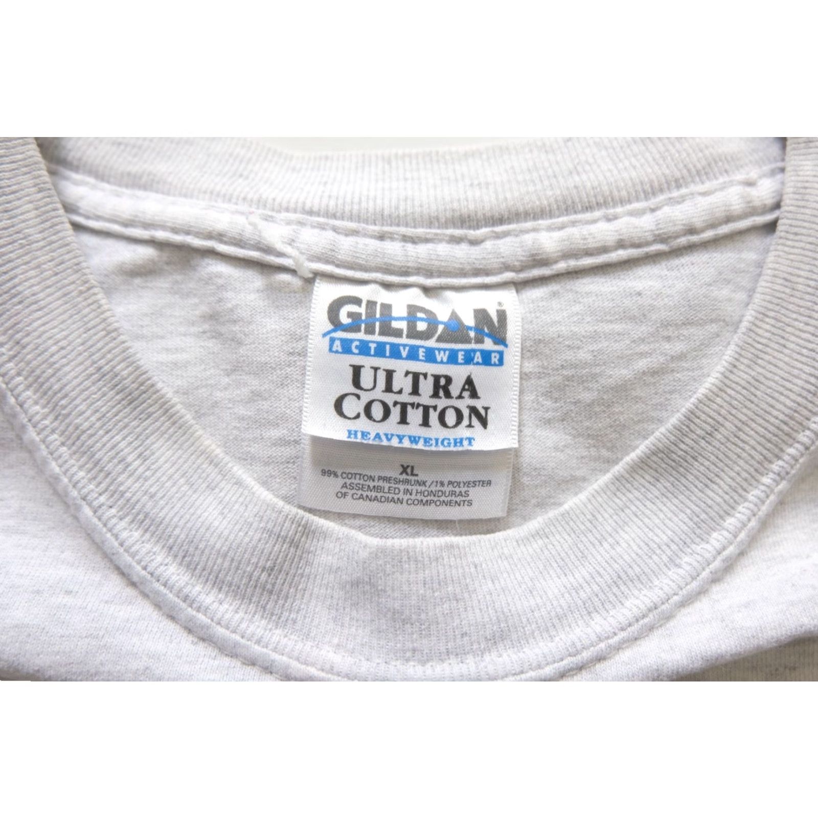 Gildan GILDAN IDLEWILD MICHIGAN VTG Y2K 90s OUTDOOR SAILING GRAY COTTON T SHIRT XL Mens Size US XL / EU 56 / 4 - 6 Thumbnail