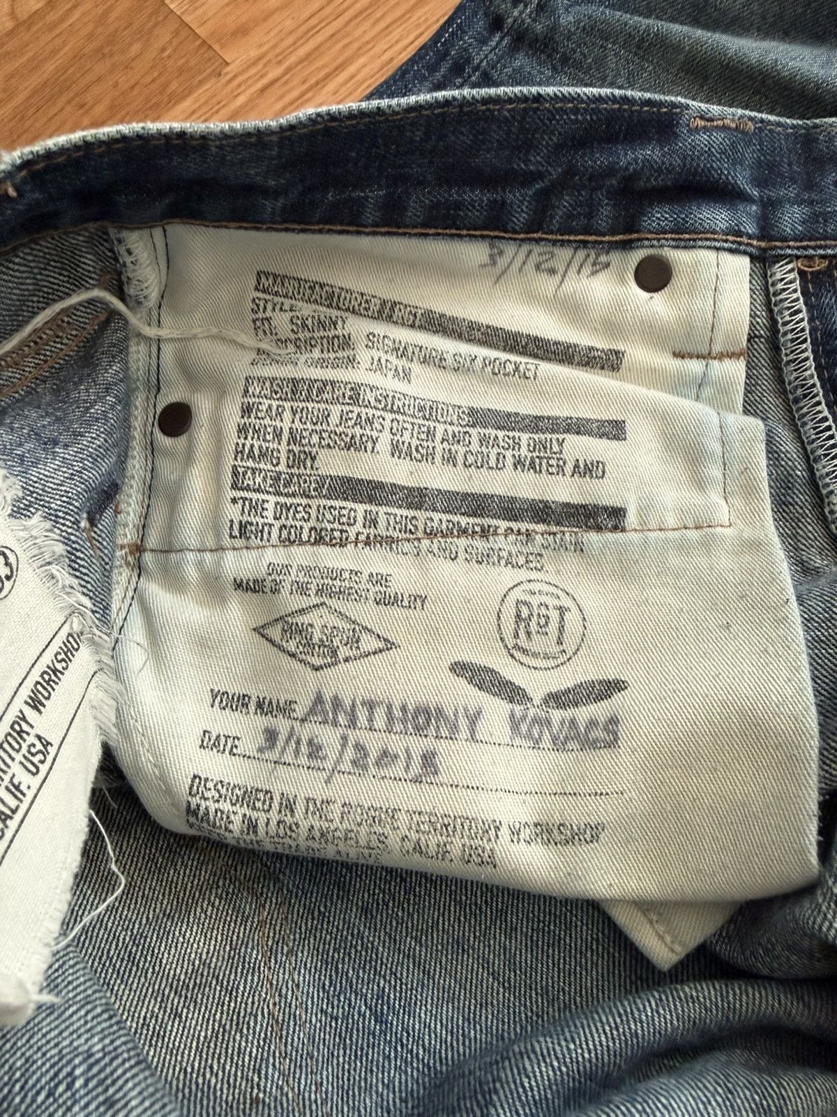 Rogue Territory Rogue Territory Stanton Denim Jeans Sz 29 Size US 29 - 8 Thumbnail