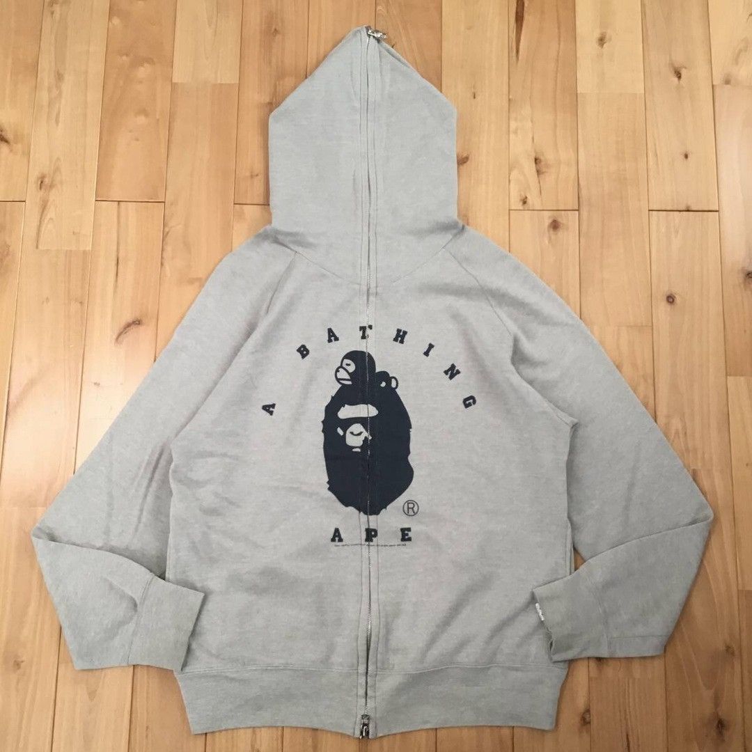 Bape BAPE Milo College Logo Full Zip Hoodie a bathing ape NIGO Size US S / EU 44-46 / 1 - 1 Thumbnail