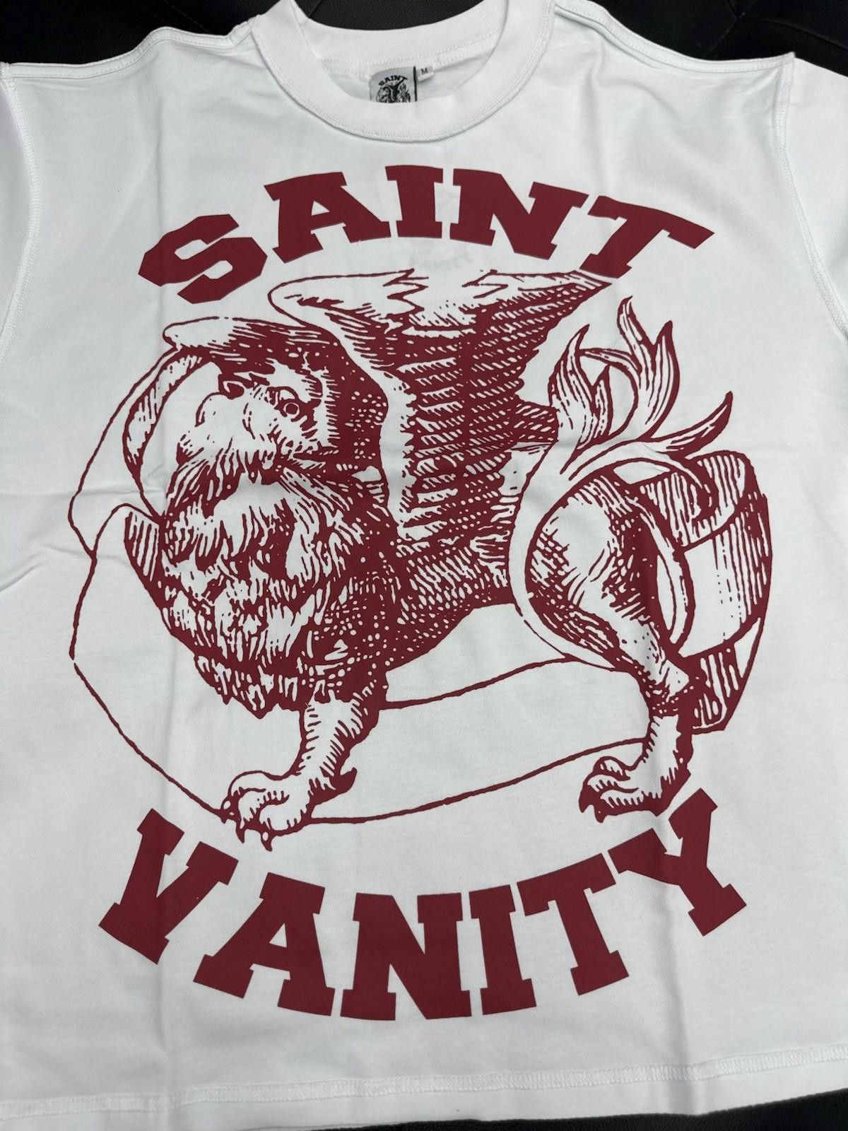 Saint Vanity Size (M) - Saint Vanity T-shirt Red Logo Authentic (NEW) Size US M / EU 48-50 / 2 - 3 Thumbnail