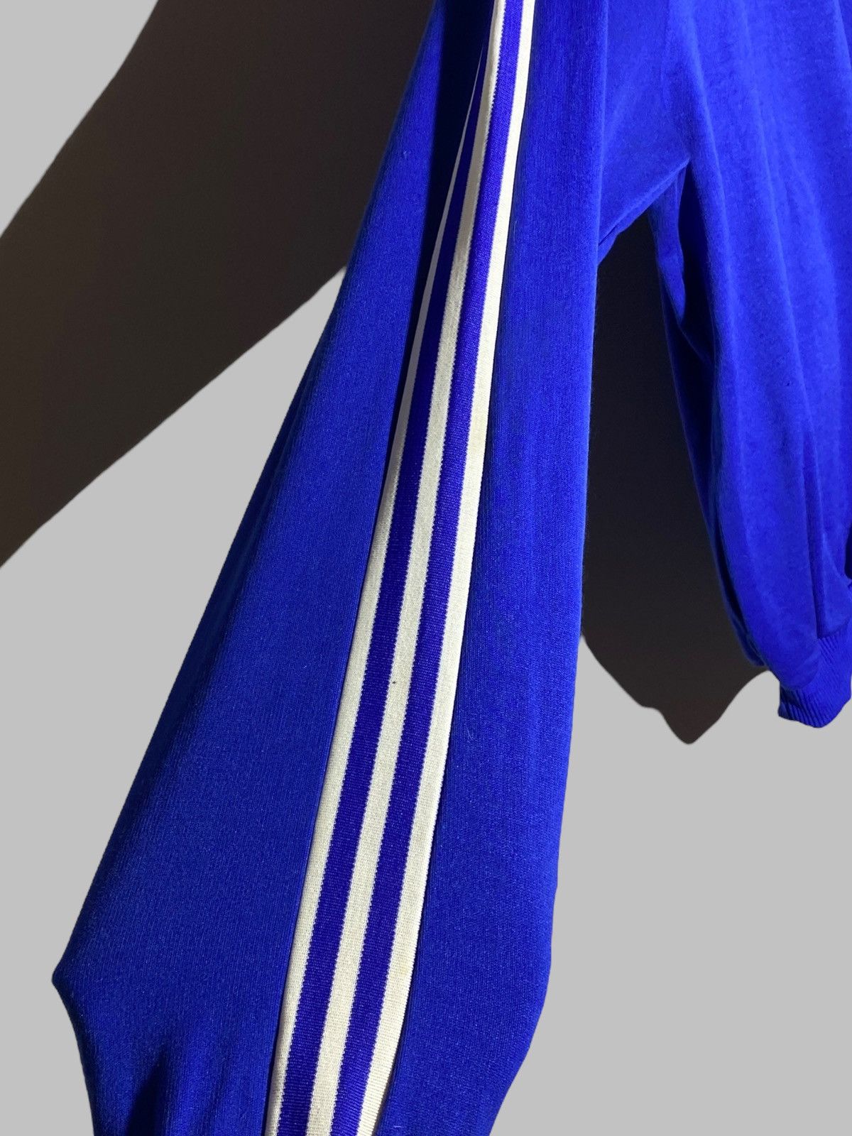 Vintage 🔥 ADIDAS 80S TRACK JACKET RETRO BLUE RAVE VINTAGE DRIP Size US XXL / EU 58 / 5 - 15 Thumbnail