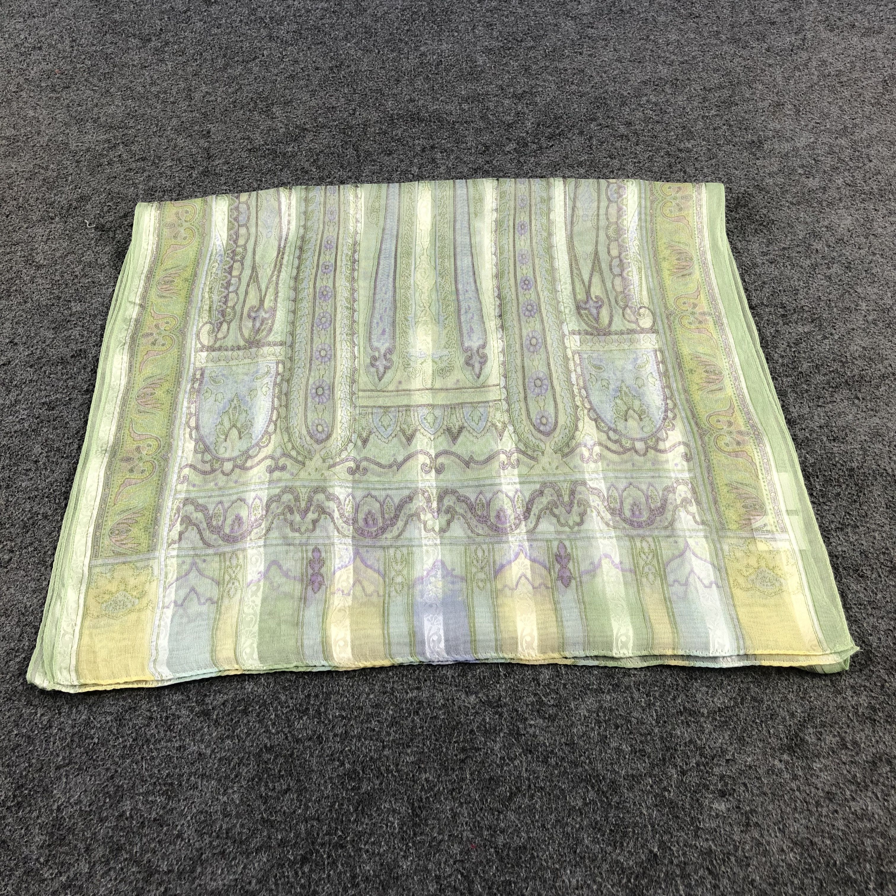 Mila Schon Mila Schon Silk Stole Silk Scarf M885 Size ONE SIZE - 3 Thumbnail