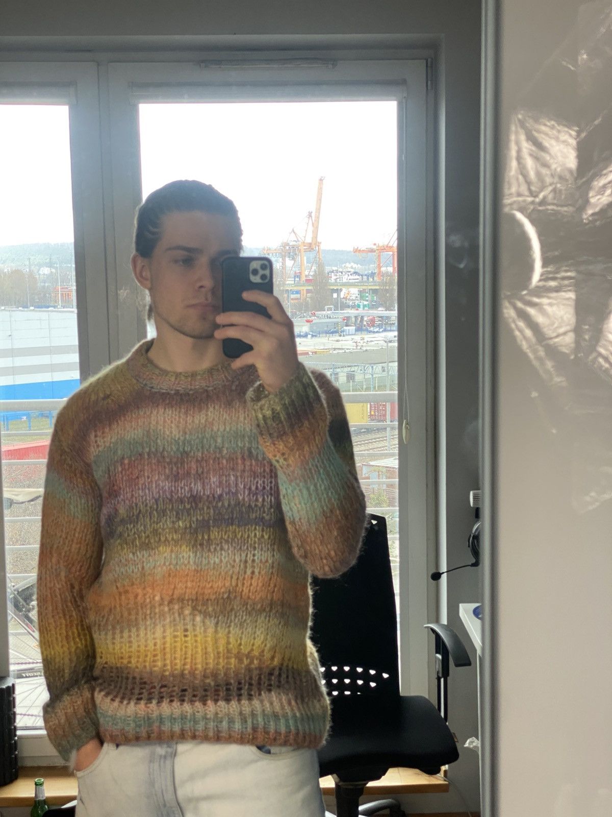 Acne Studios Acne Studios asymetric gradient sweater knit Size US M / EU 48-50 / 2 - 8 Thumbnail