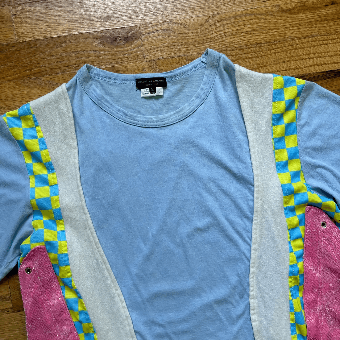 Comme des Garcons Homme Plus SS2018 Patchwork T-Shirt Size US M / EU 48-50 / 2 - 2 Thumbnail