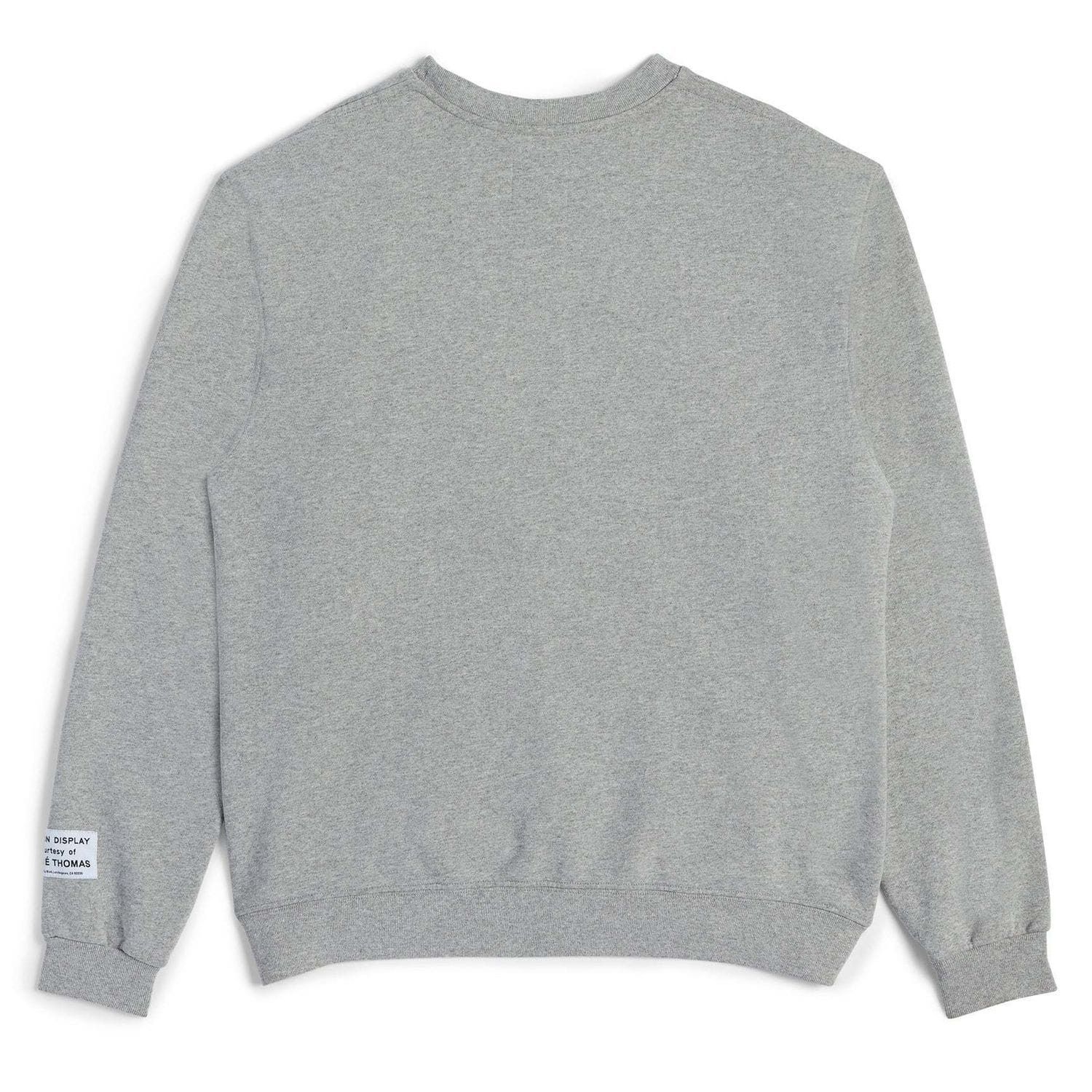 o1mle0725 Art Dept Crew Neck Sweatshirt in Heather Grey