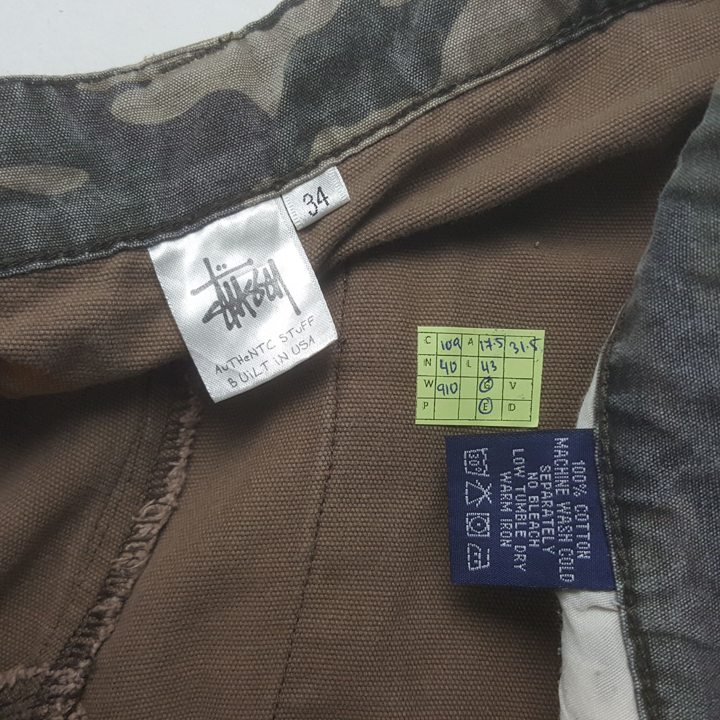 Stussy Vintage Stussy Streetwear Style Cargo Baggy Pants Size US 35 - 8 Thumbnail