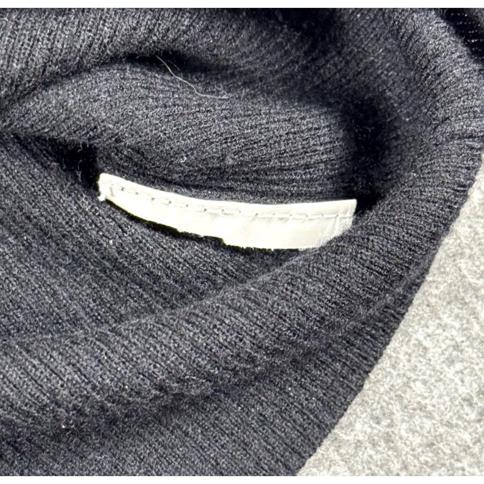 Michael Kors Michael Kors Collection Black Ribbed Boatneck Pullover Sweater Womens Small Knit Size S / US 4 / IT 40 - 4 Thumbnail