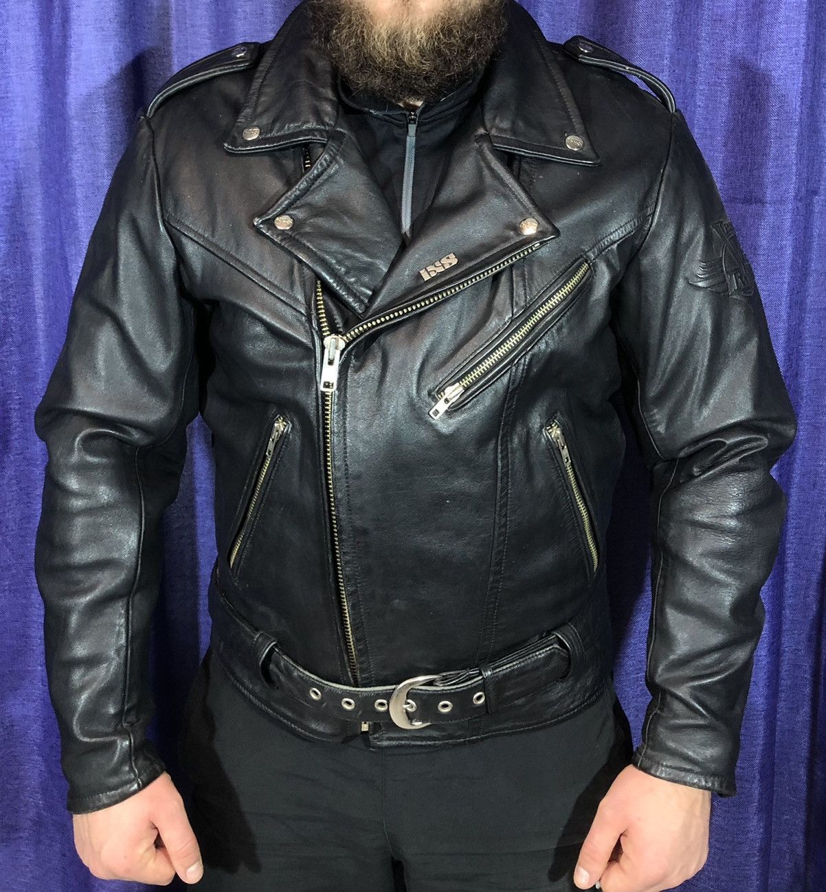 Harley Davidson × Vintage IXS motorcycle biker leather jacket Racing Size US L / EU 52-54 / 3 - 1 Thumbnail
