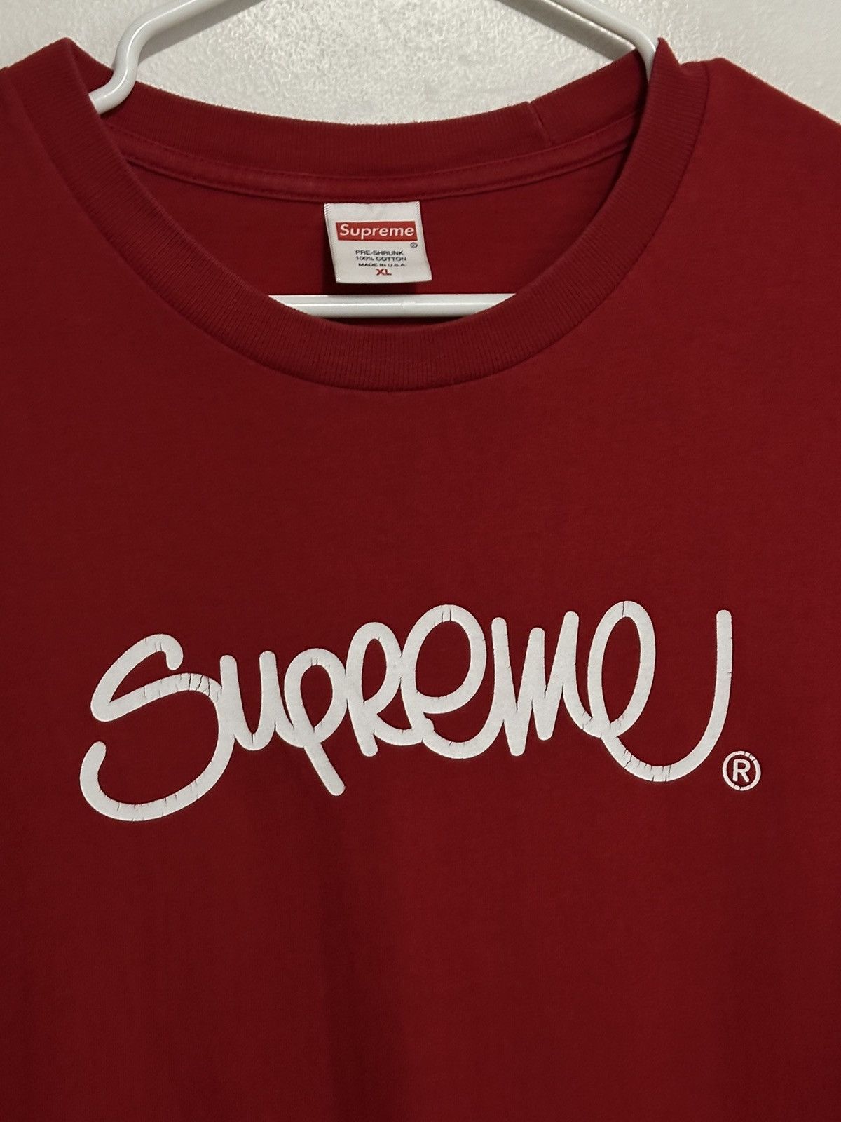 Supreme Supreme Handstyle Tee Size US XL / EU 56 / 4 - 2 Thumbnail
