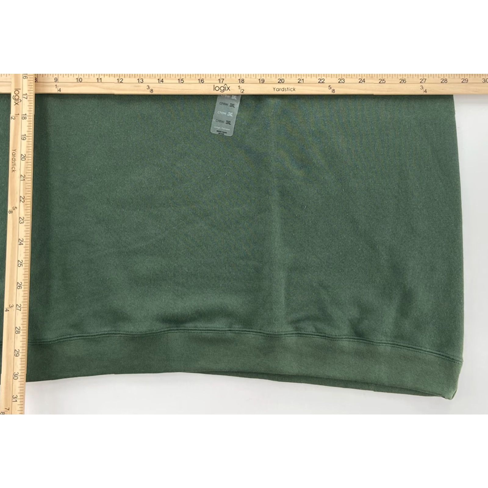 Hanes VINTAGE Hanes Green Crew Neck Sweater Adult 3XL Fleece Pullover Y2K Mens Size US XXL / EU 58 / 5 - 7 Thumbnail