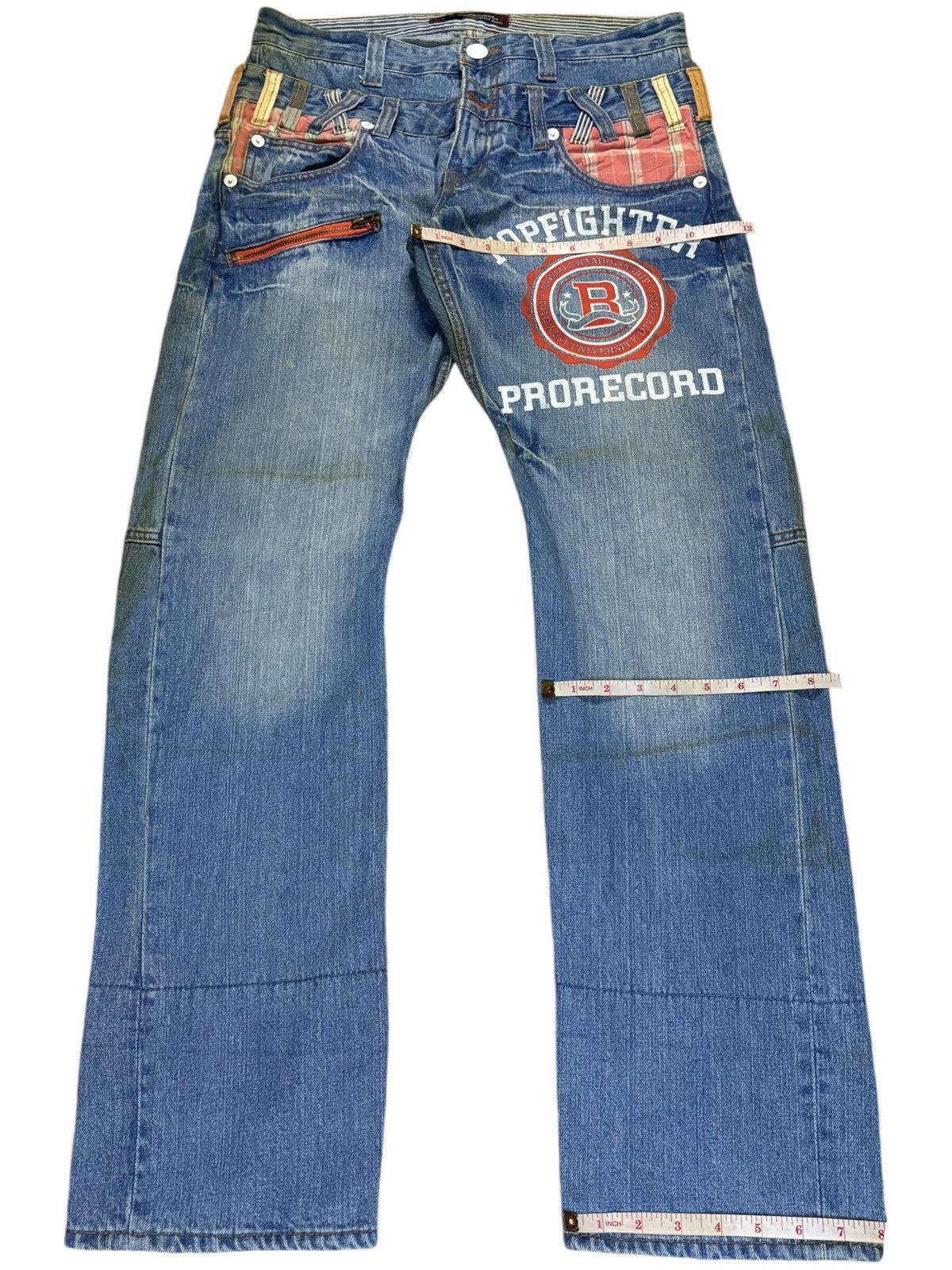Japanese Brand Vintage Japanese Brand Double Waist Mud Wash Loose Jeans Size US 33 - 14 Thumbnail
