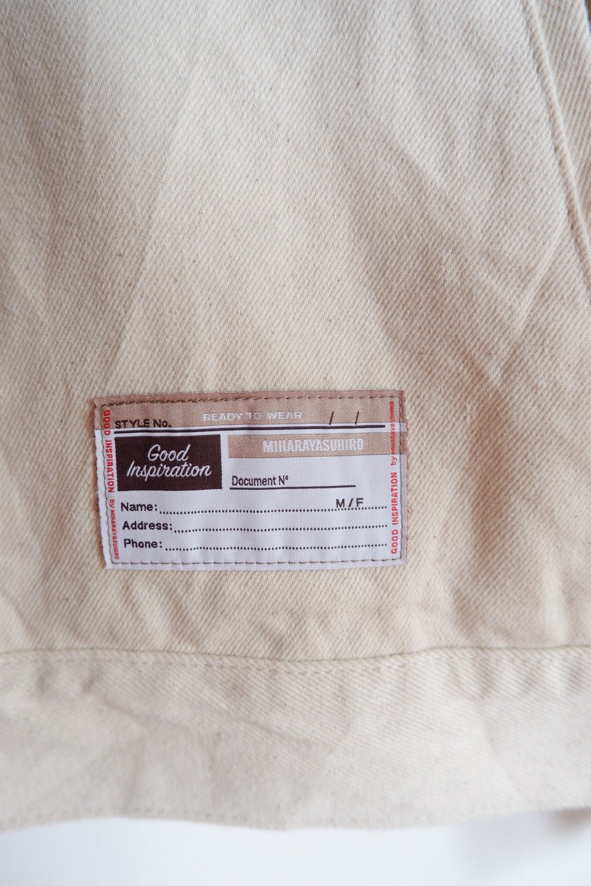 Maison MIHARA YASUHIRO Miharayasuhiro GU Deconstructed Oversized Denim Jacket Size US M / EU 48-50 / 2 - 5 Thumbnail