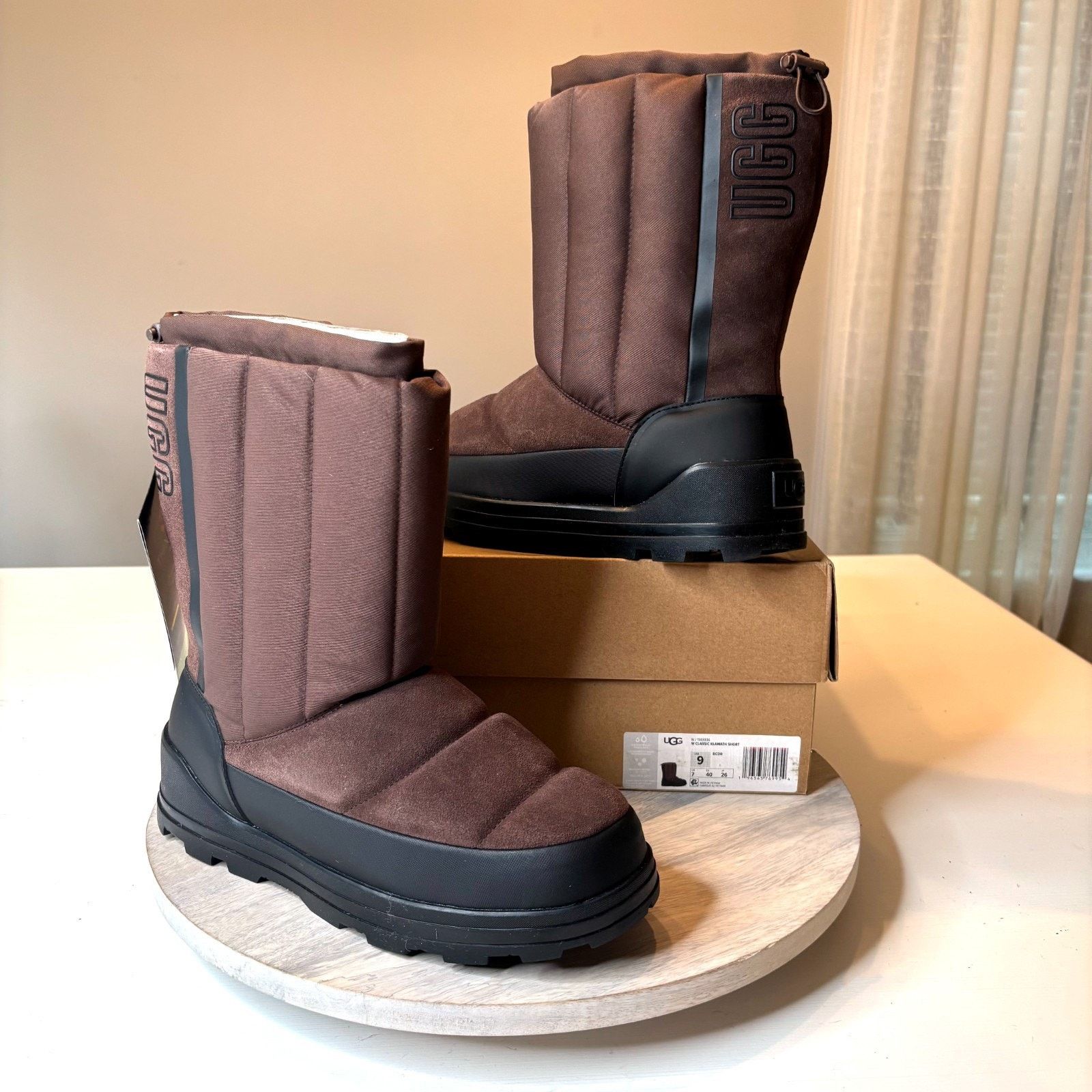 Ugg NEW UGG Classic Klamath Short Brown Winter Boots US Size 9 Size US 9 / IT 39 - 1 Thumbnail