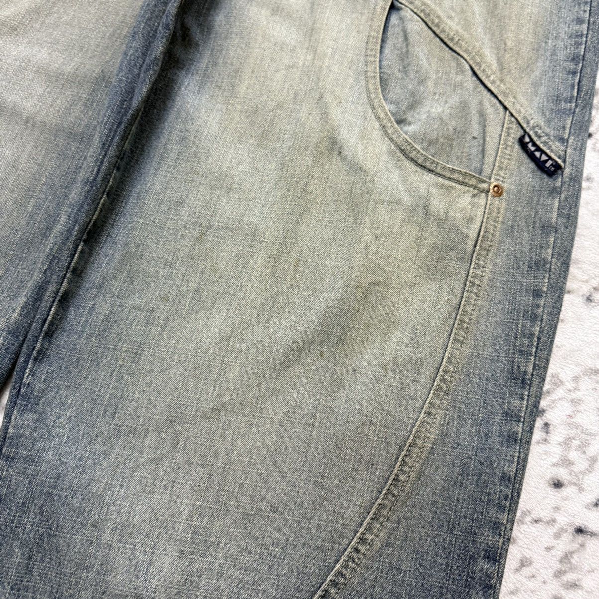 JNCO Y2K Vintage Den Em Jenz Crazy Paneled Baggy Jeans Size US 36 / EU 52 - 7 Thumbnail