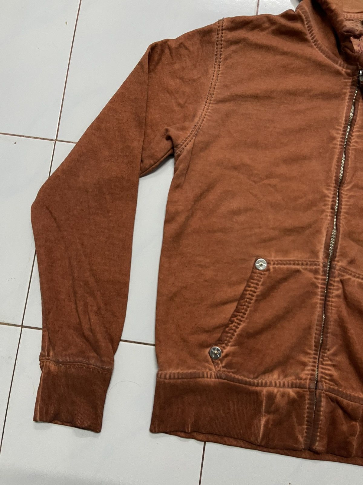 True Religion 2000s TRUE RELIGION BIG T-ZIP HOODIE RARE COLOUR Size US M / EU 48-50 / 2 - 5 Thumbnail